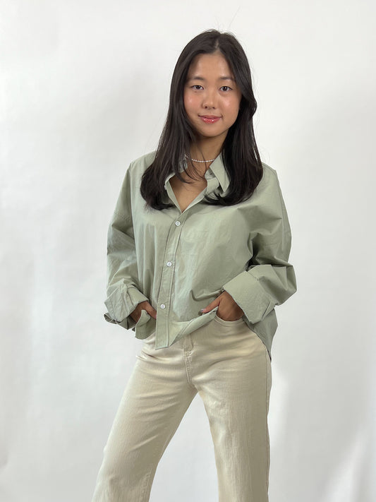 Oversized bomullsskjorta