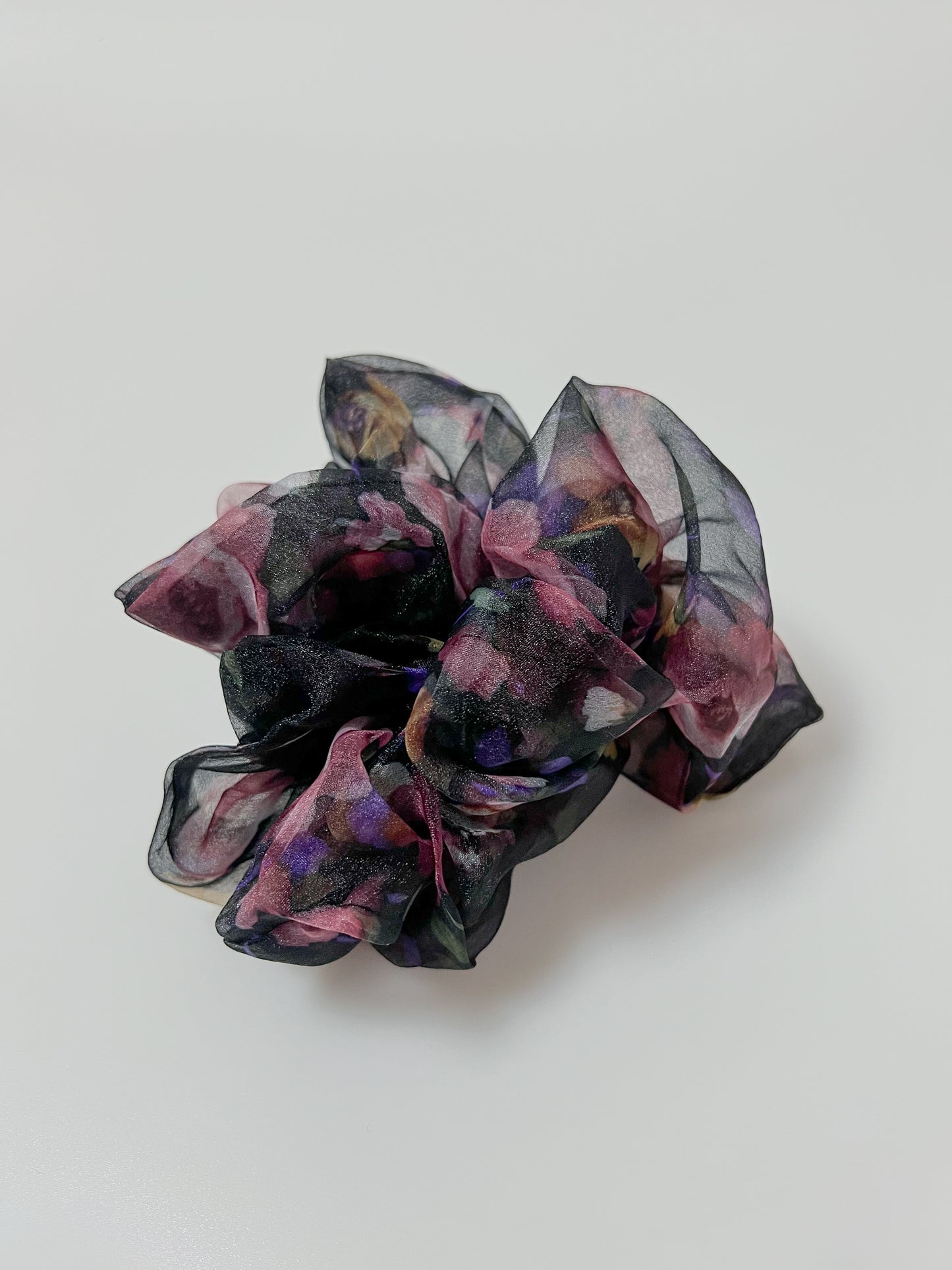 Floral scrunchie