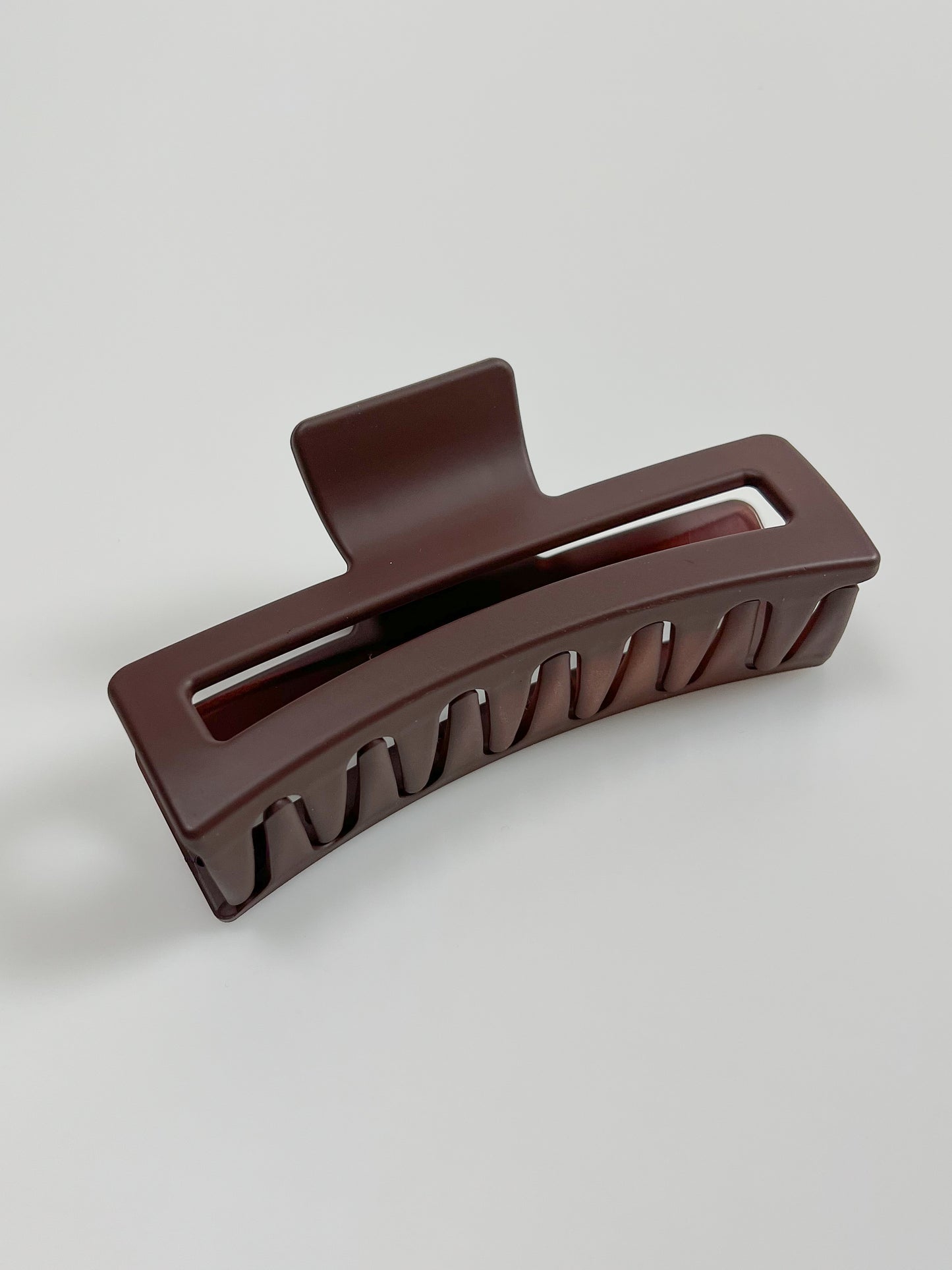 Rektangulärformad hårklämma