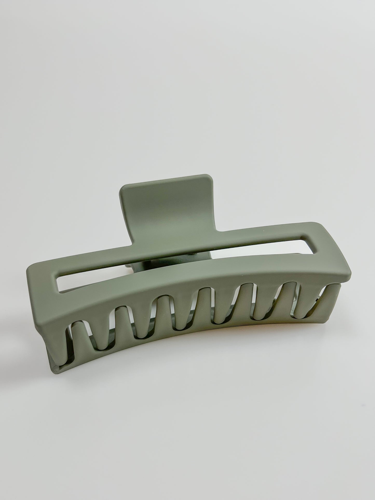 Rektangulärformad hårklämma