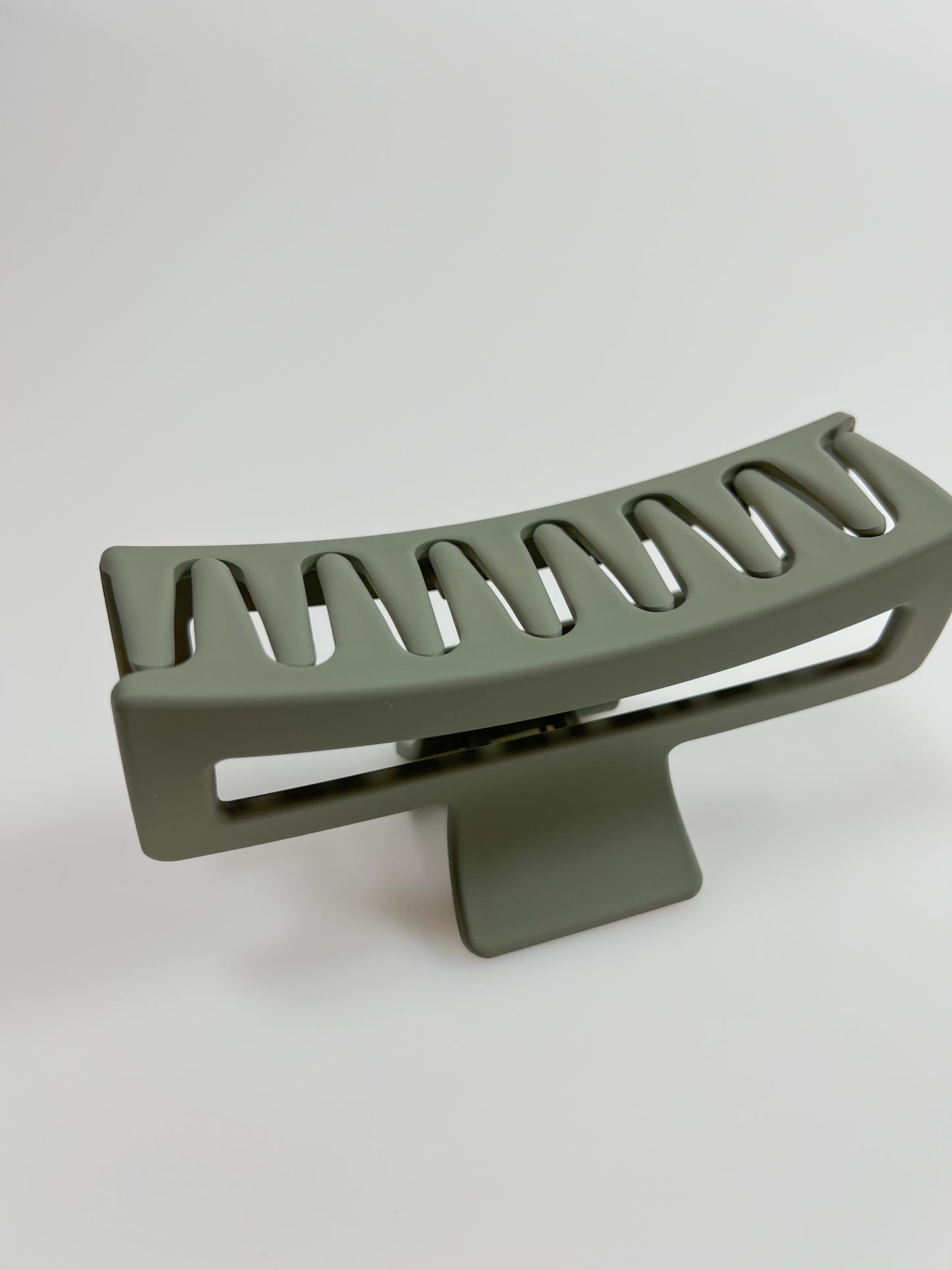 Rektangulärformad hårklämma