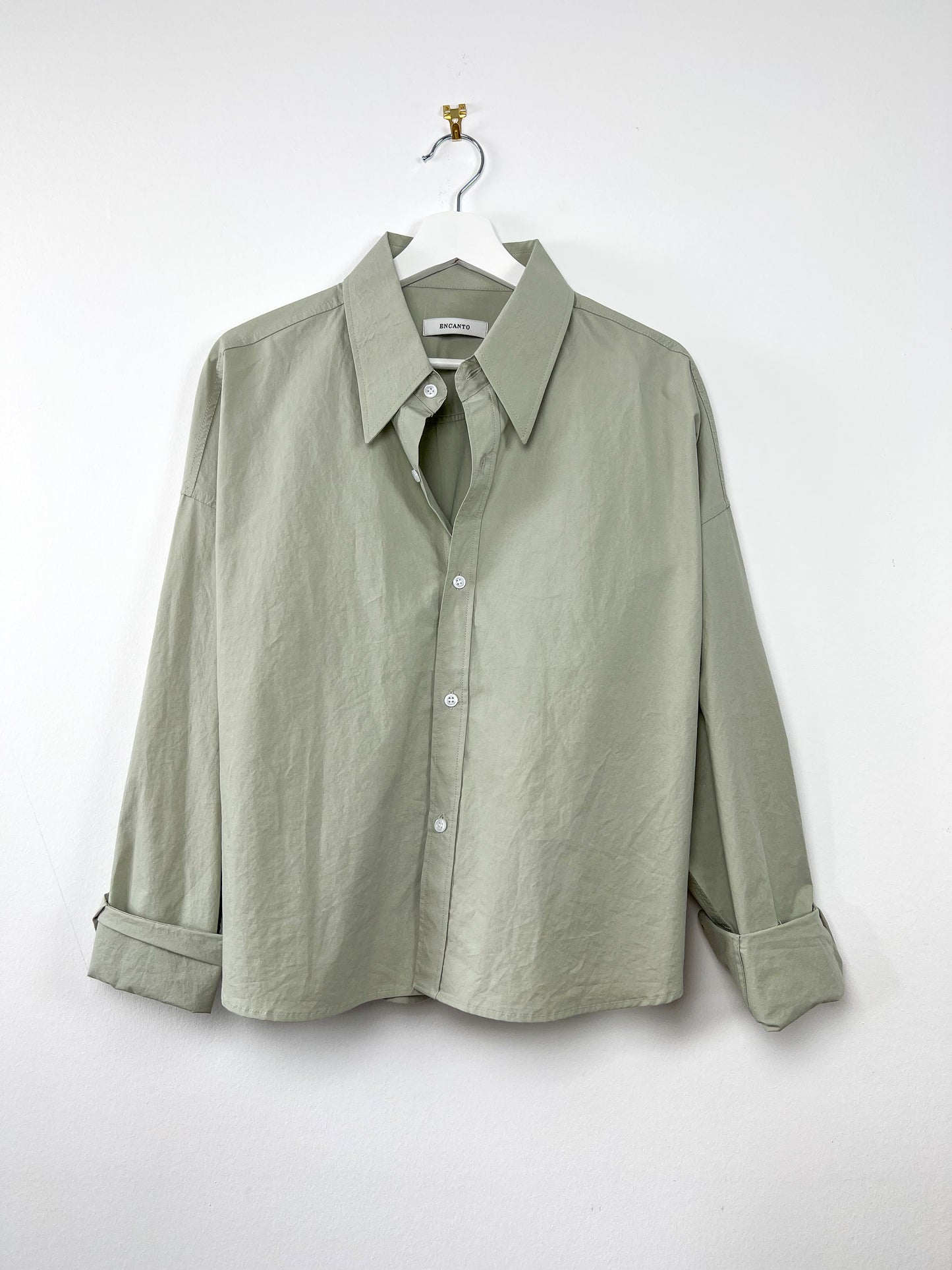 Oversized bomullsskjorta