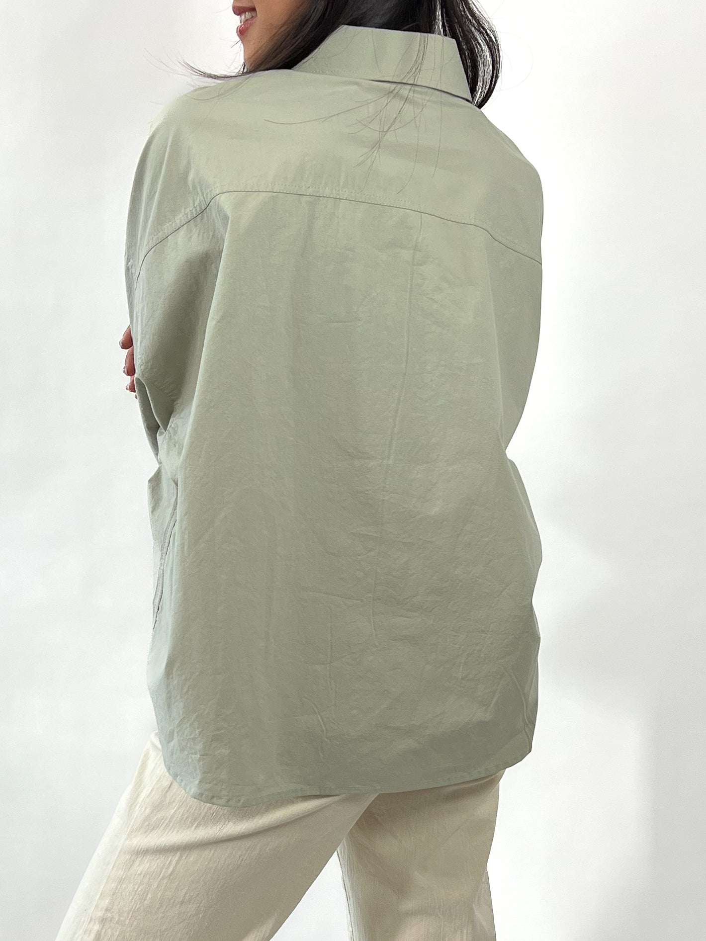 Oversized bomullsskjorta