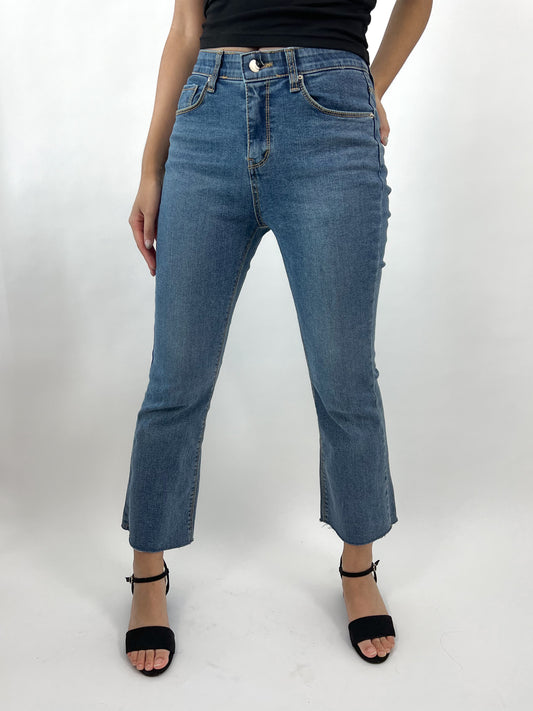 Medium waist ankel jeans